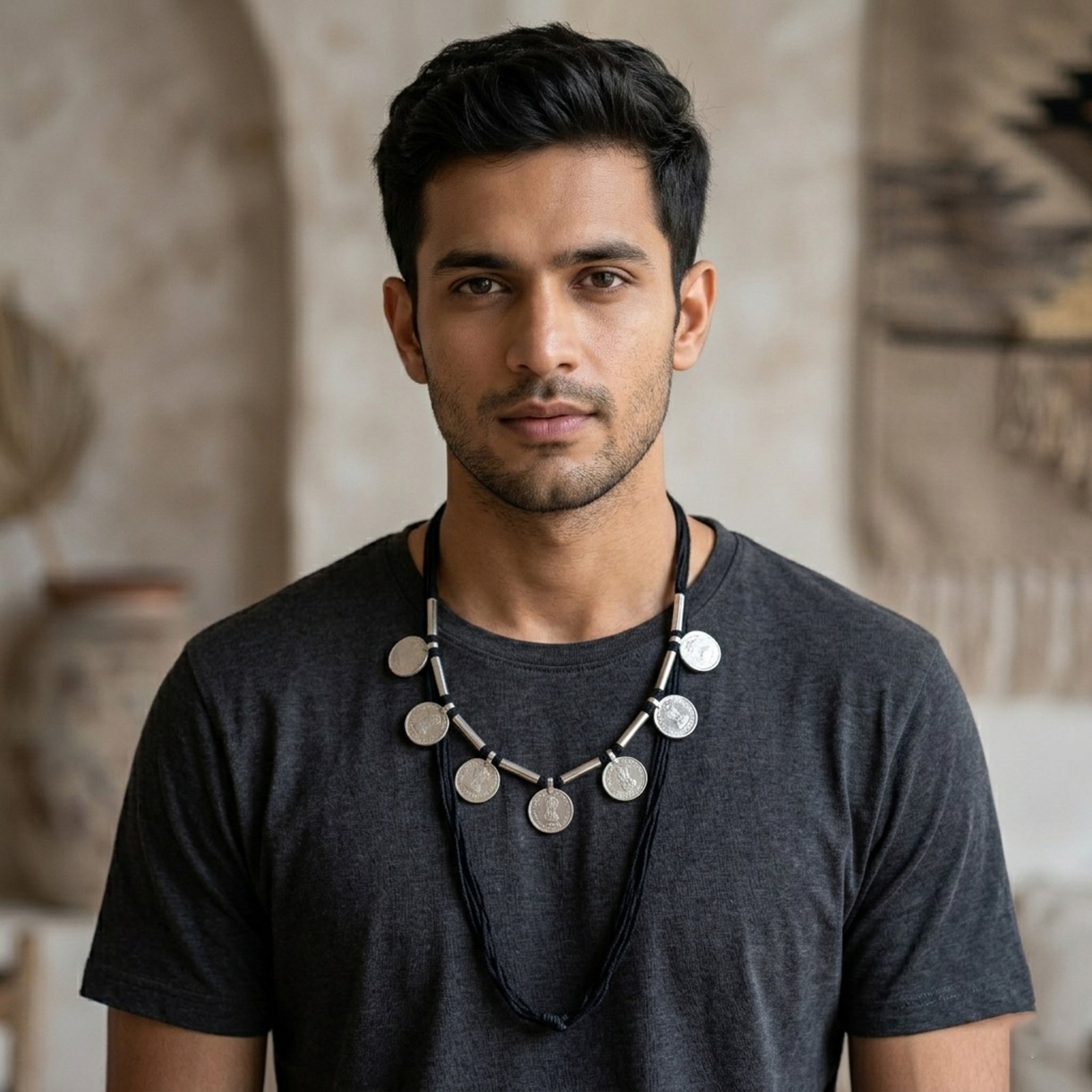 Tribal Rupiya Mala Necklace |Tribal Coin Necklace - Image 7